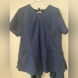 Elle Navy Scrub Set